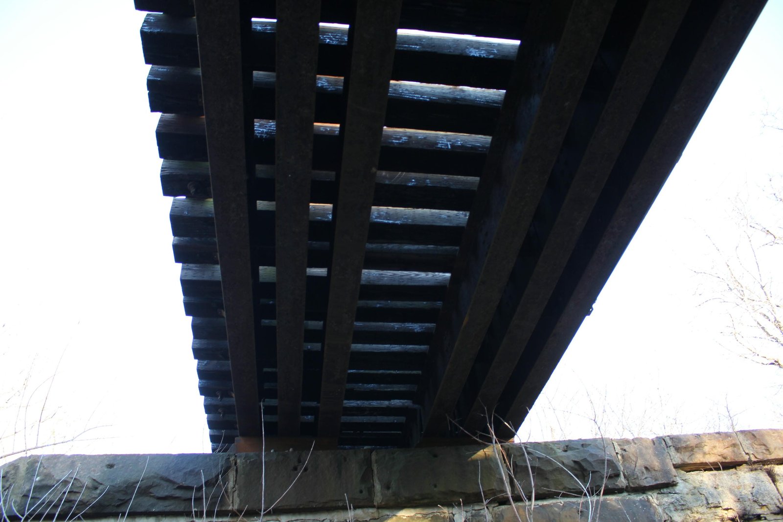 Under bridge